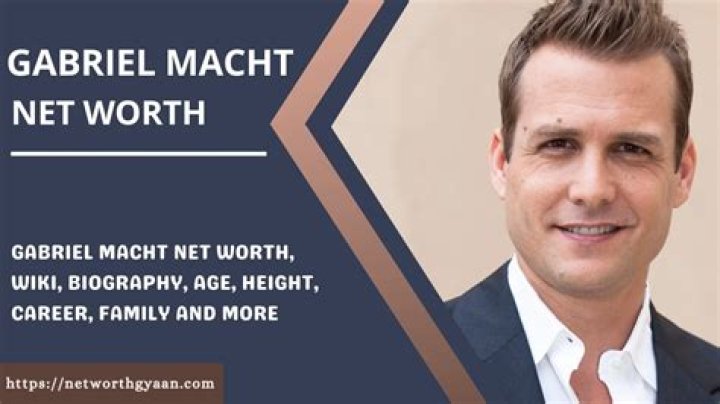 Gabriel Macht Biography, Age, Height, Wife, Net Worth, Family