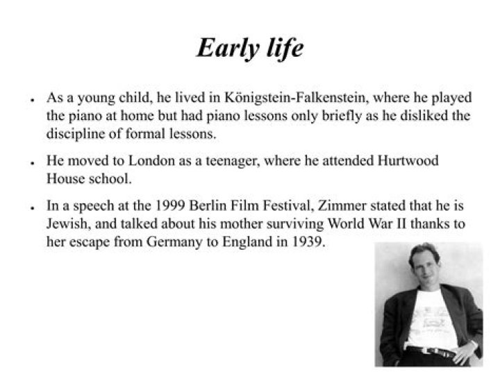 Hans Zimmer Biography, Age, Height, Wife, Net Worth, Family