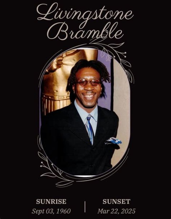 Livingstone Bramble biografía, edad, altura, esposo, net worth, familia