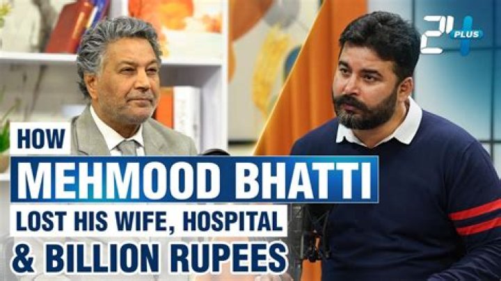 Mehmood Bhatti Biography, Age, Height, Wife, Net Worth, Family