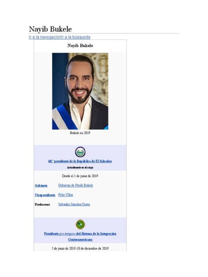 Nayib Bukele biografía, edad, altura, esposo, net worth, familia
